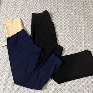 Stylish Black and Navy maternity Pants